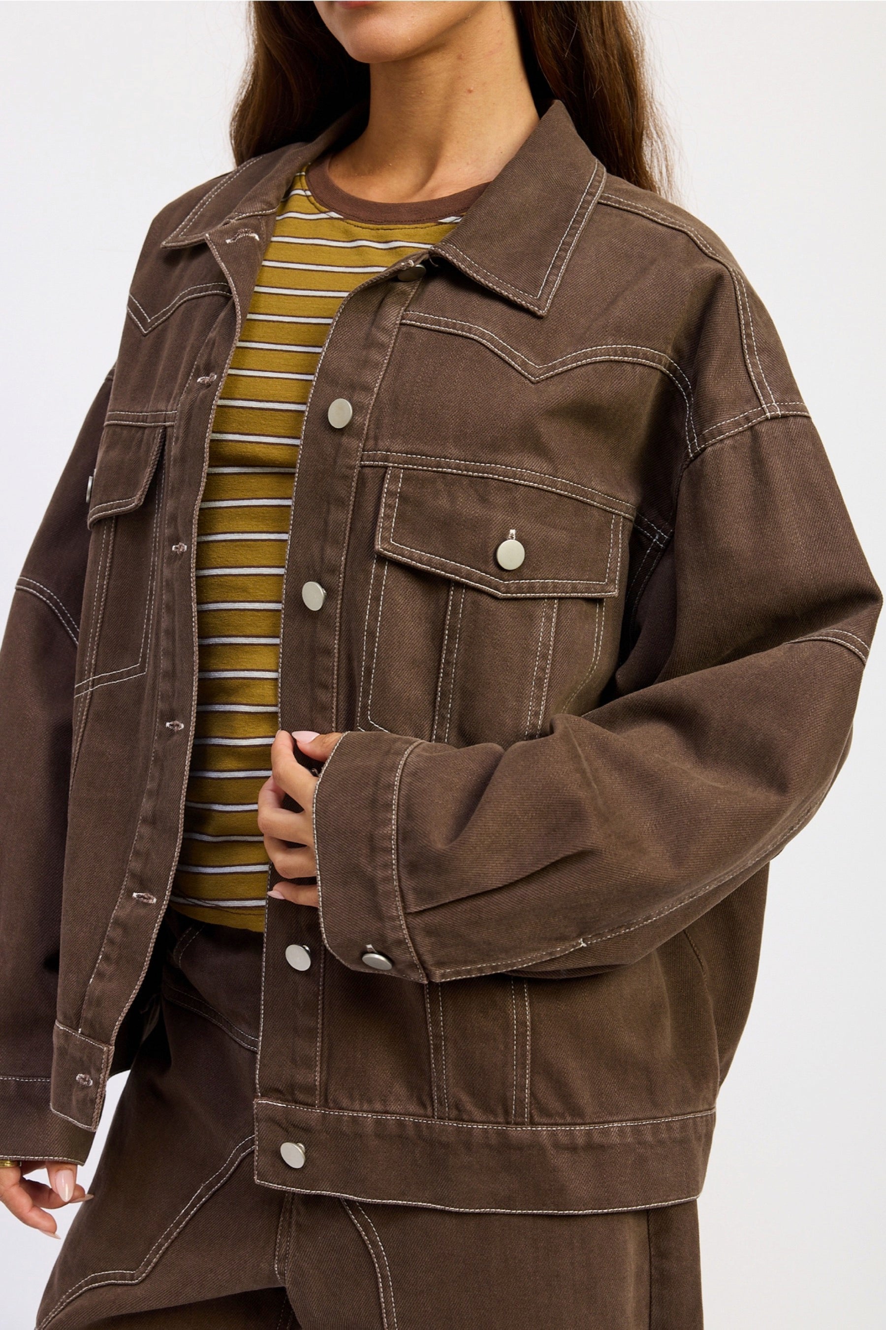 Brown Western Jacket