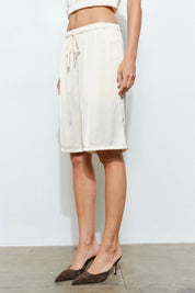 Ivory Lily Relaxed Shorts