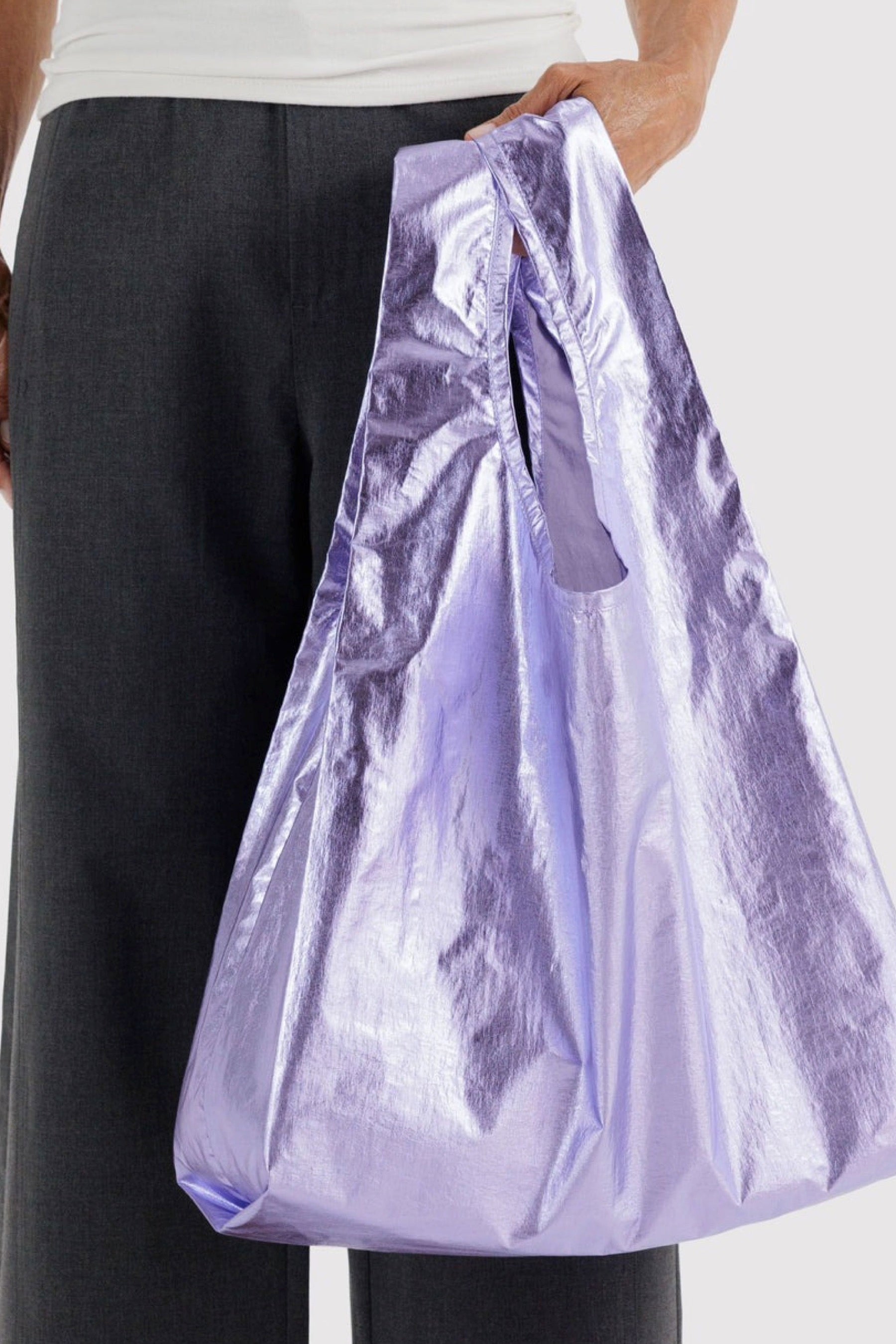 Lavender Metallic Baggu