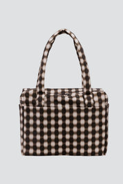 Blurred Gingham Small Cloud Carry-on
