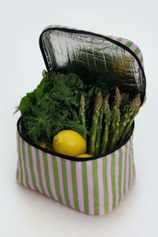 Hotel Stripe Puffy Lunch Bag