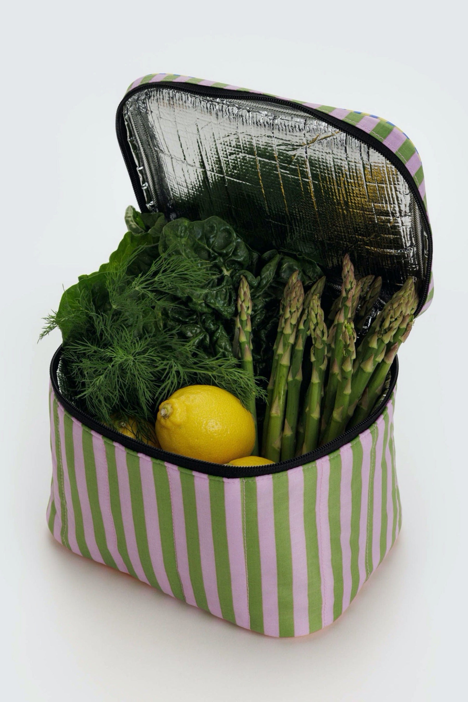 Hotel Stripe Puffy Lunch Bag