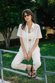 White Noise Harmony Button Down