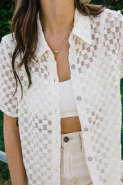 White Noise Harmony Button Down