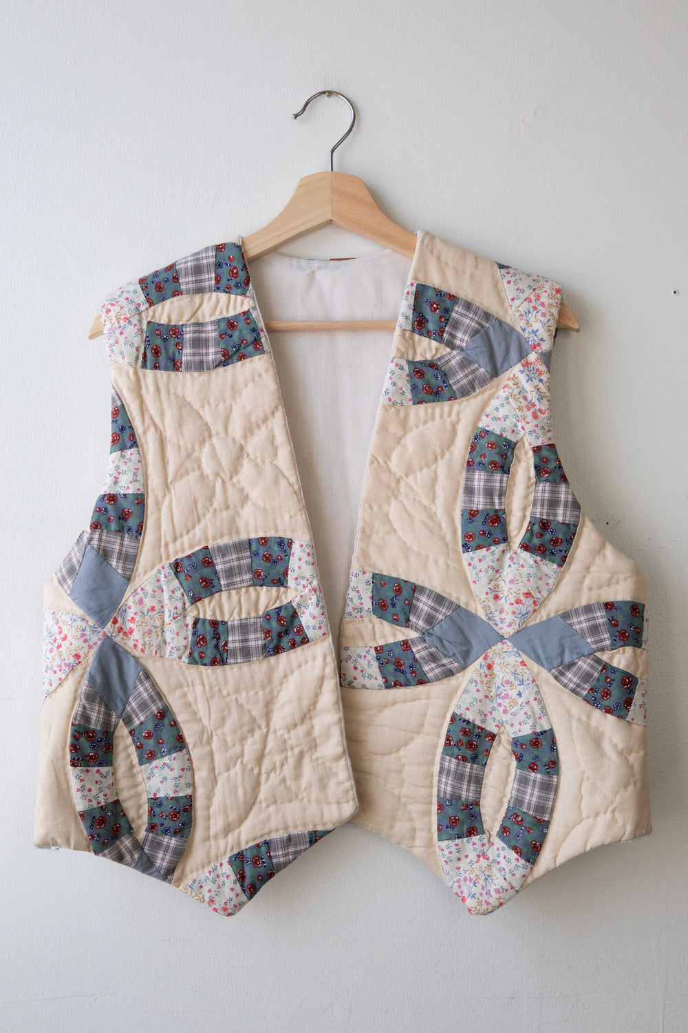 Vintage Handmade Quilt Vest