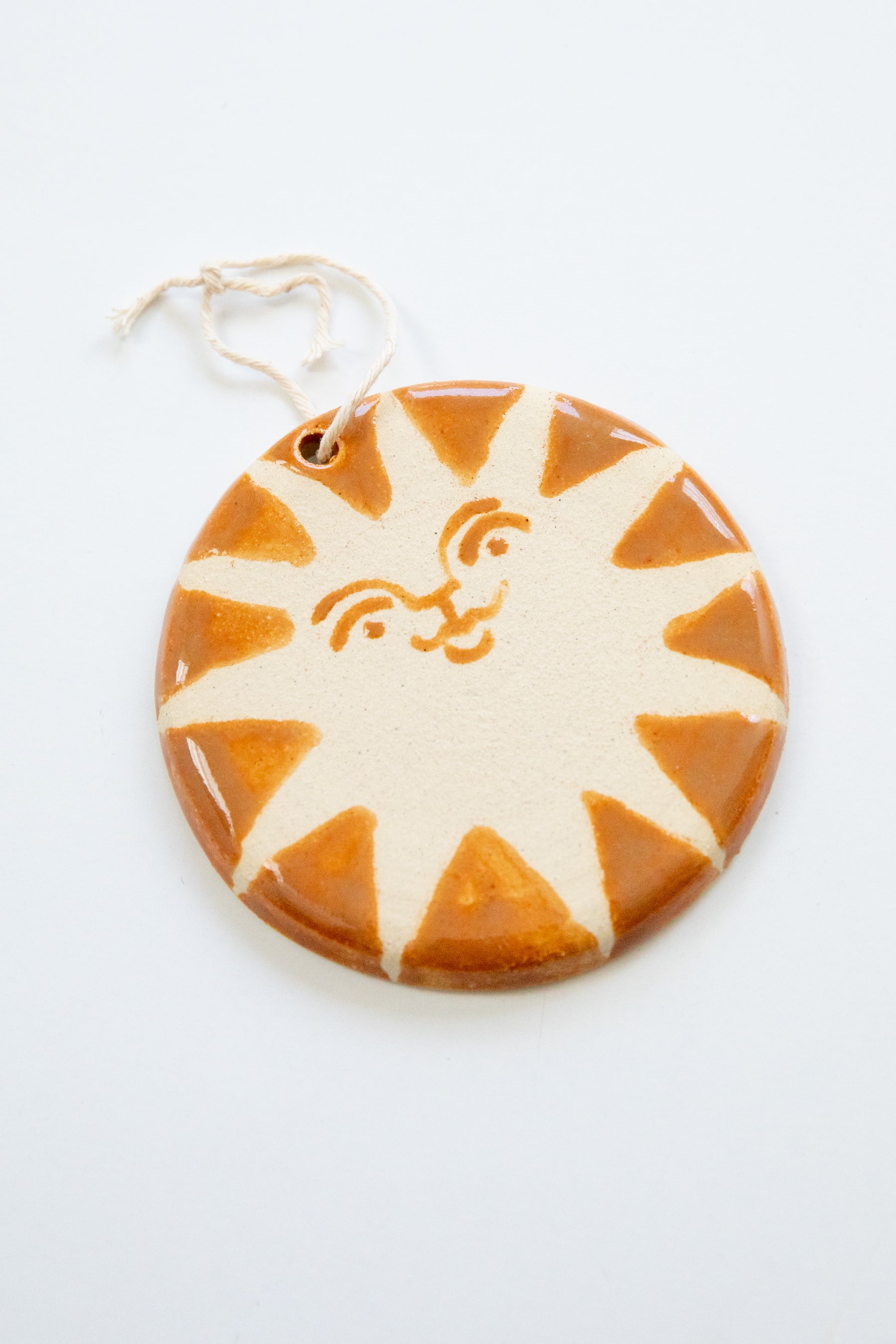 Orange Sun Wall Pendant