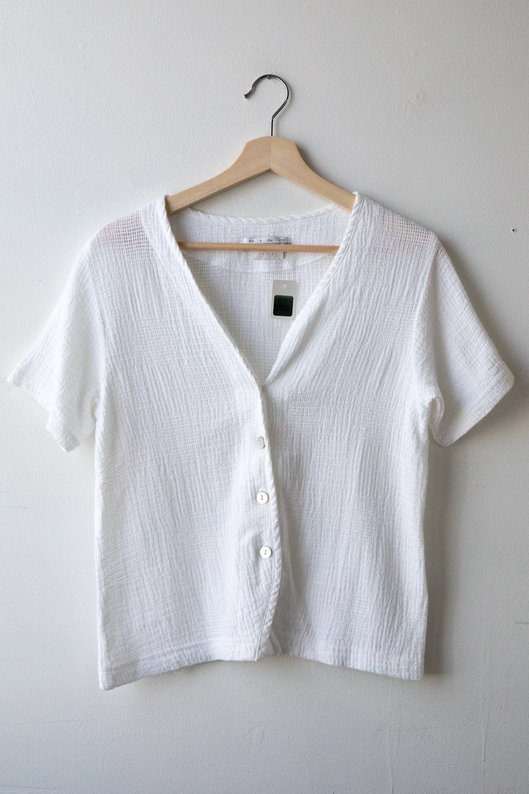 Gauzy Cotton Button Down