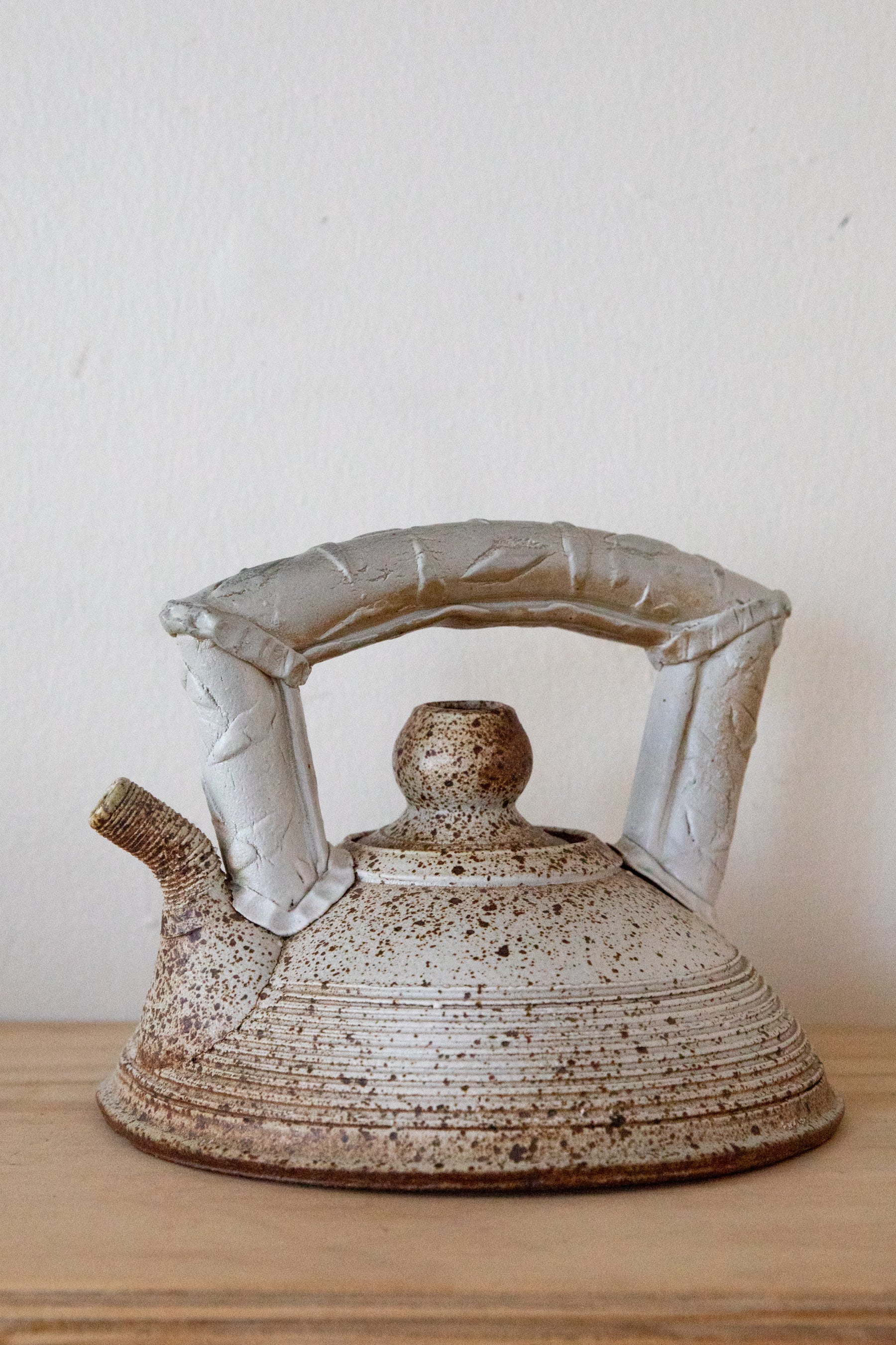 Studio Pottery Speckled Teapot
