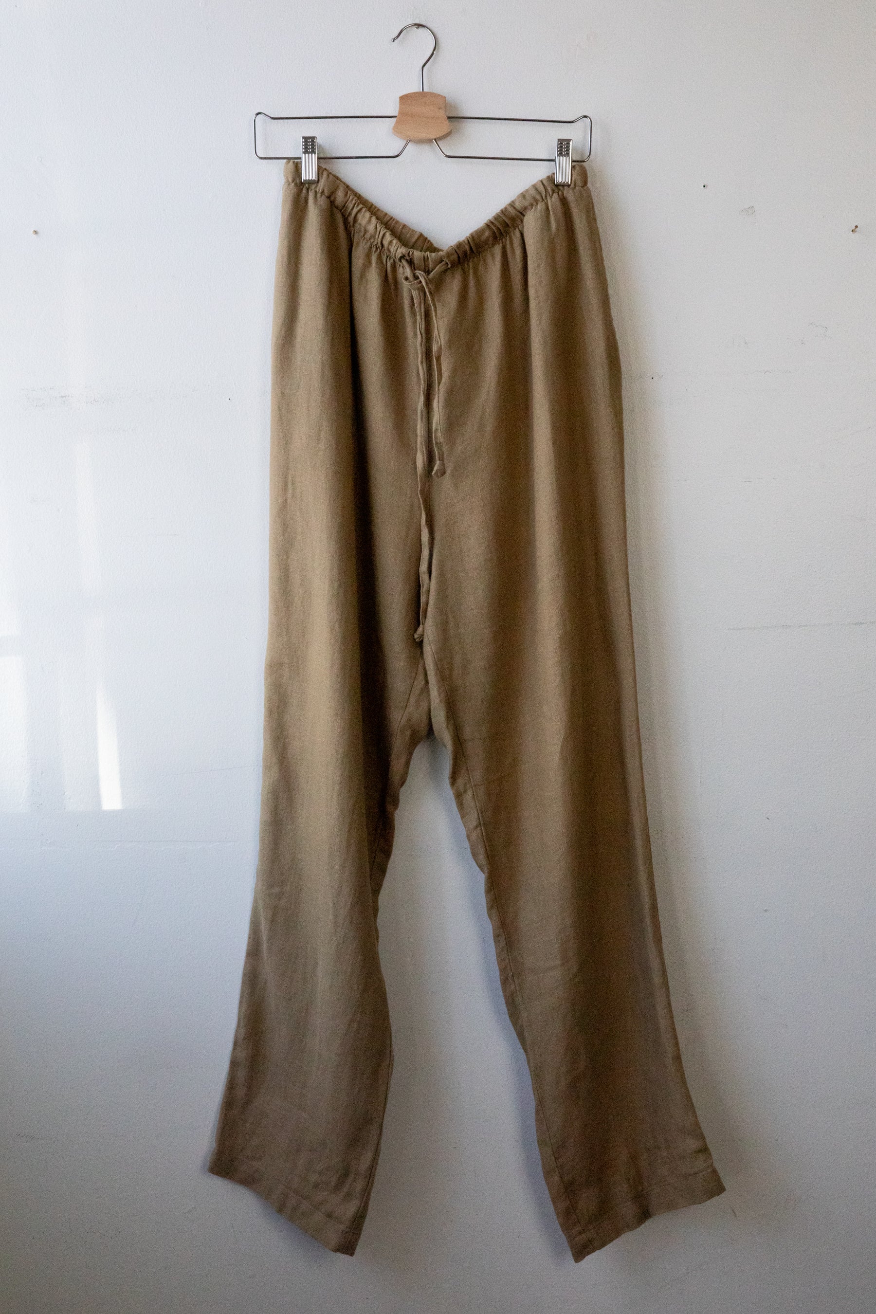 Camel Linen Sag Harbor Pant