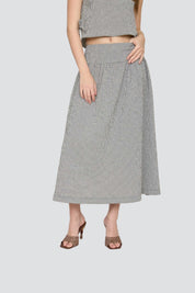Black Gingham Brooke Set