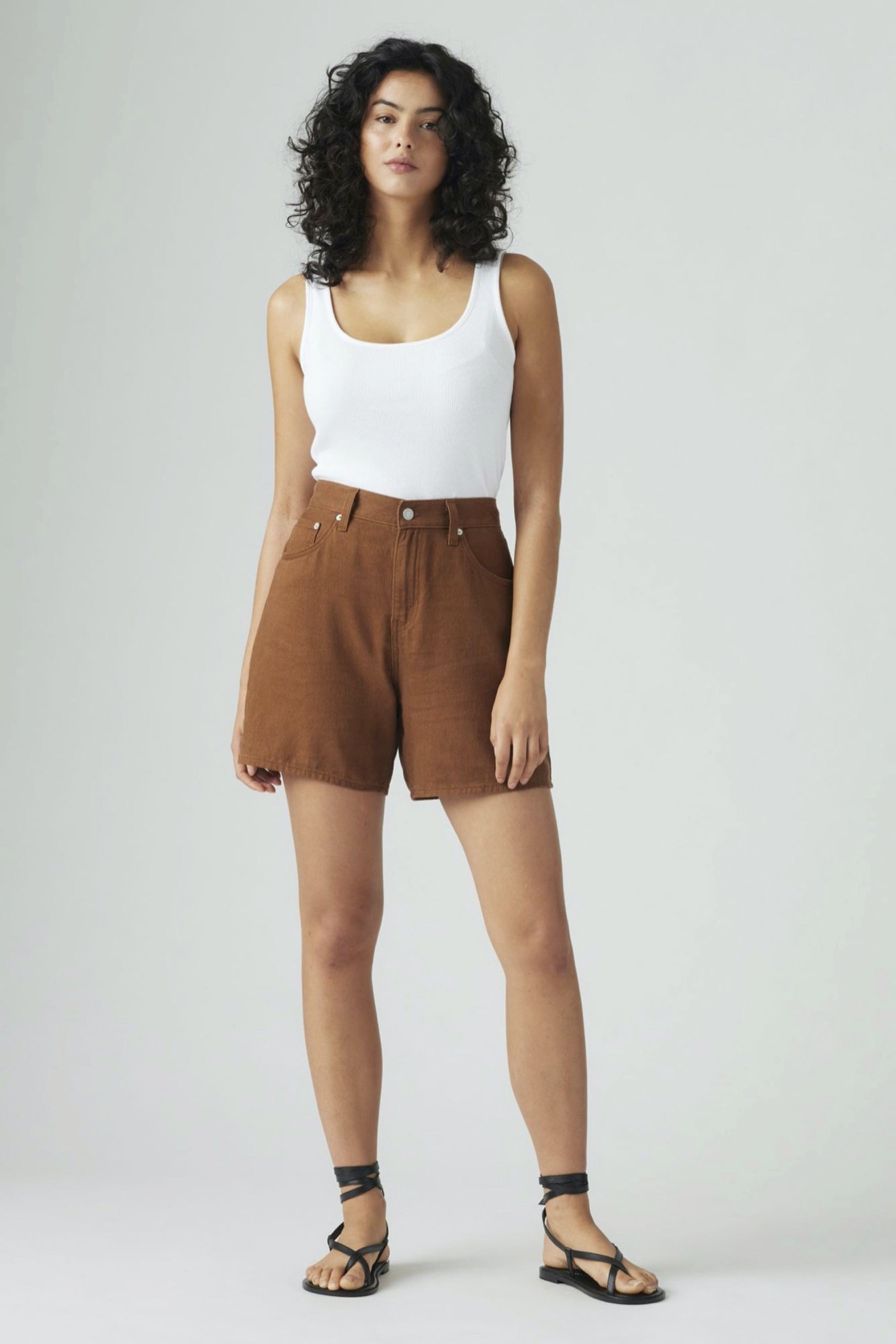 Sorrel Horse High Rise Baggy Shorts