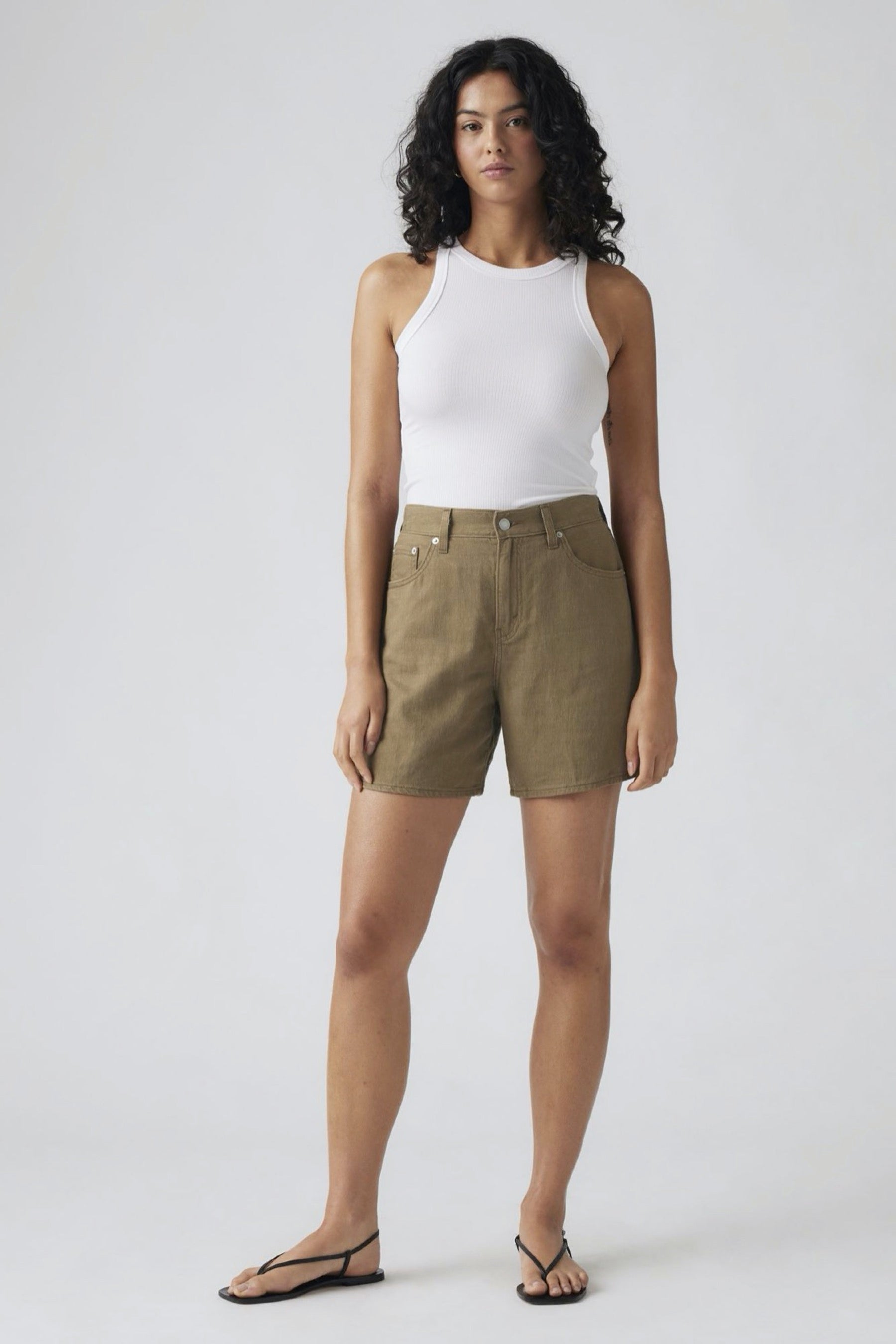 Capers High Rise Baggy Shorts