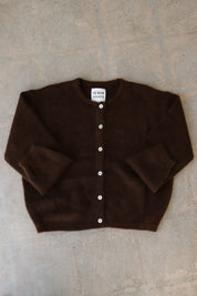 Cocoa Bean Leila Mohair Cardigan