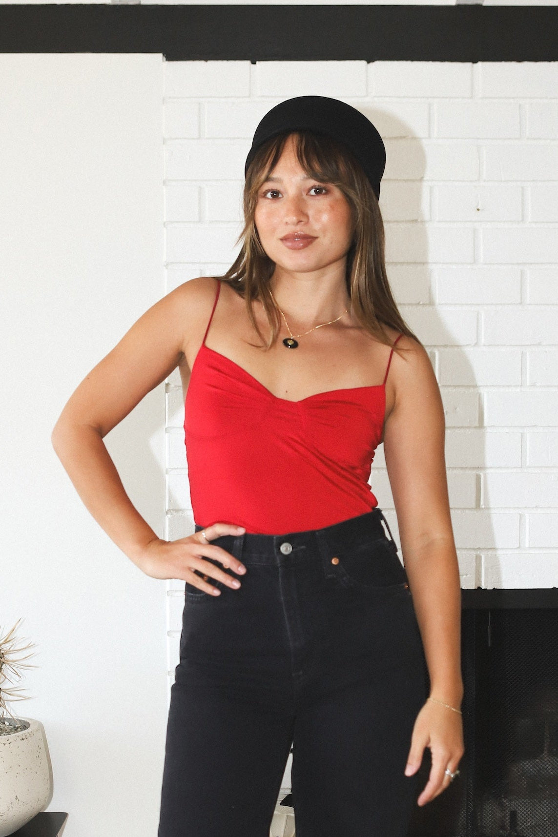 Cherry My Way Triangle Cami