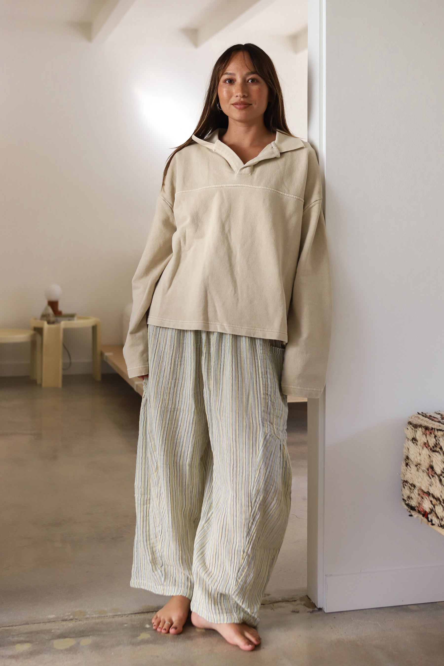 Chalk Rugby Sweatshirt