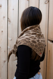 Leopard Triangle Scarf