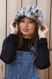 Leopard Ice Queen Hat