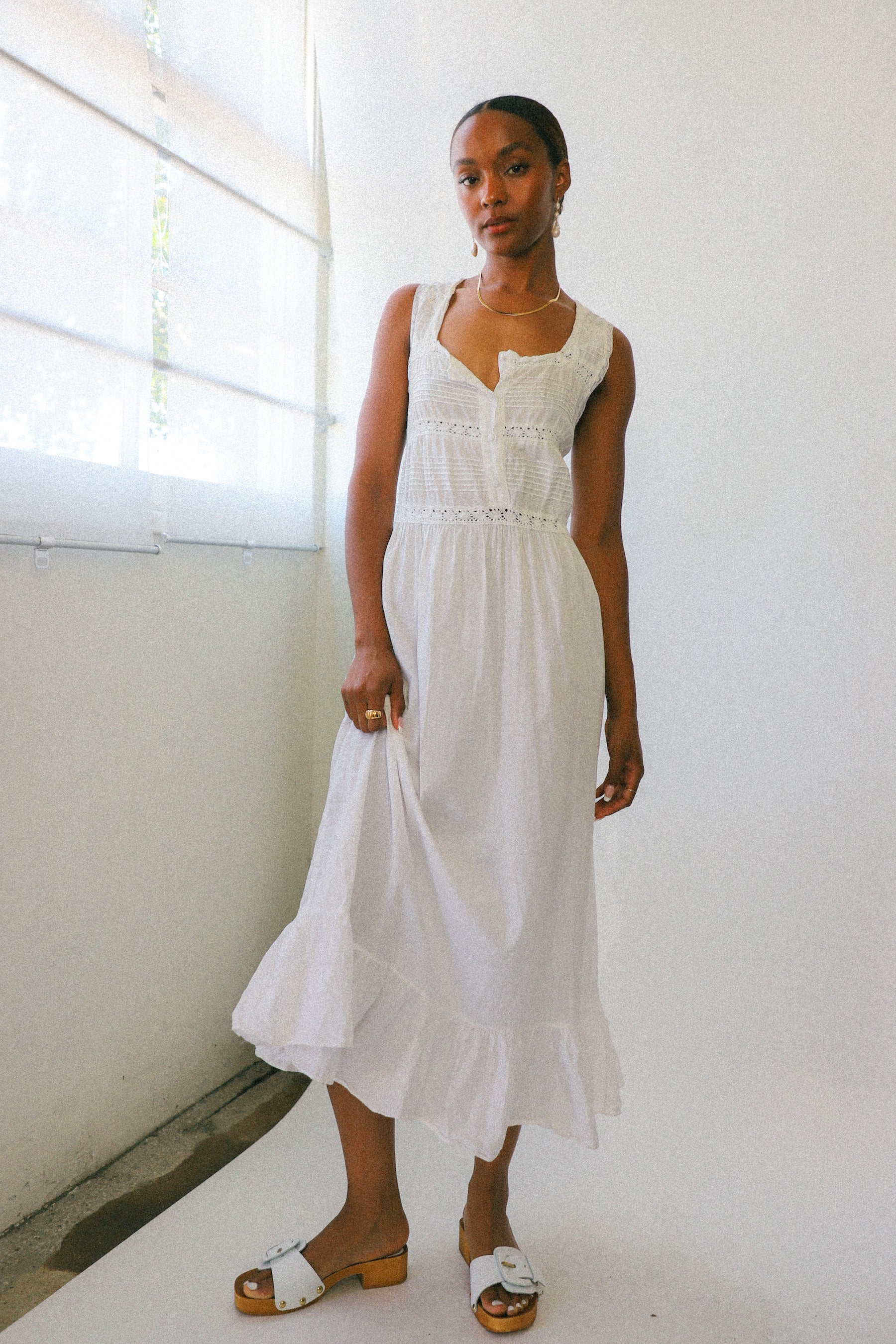 White Prairie Dress