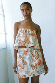 X PRISM Butterfly Strapless Top