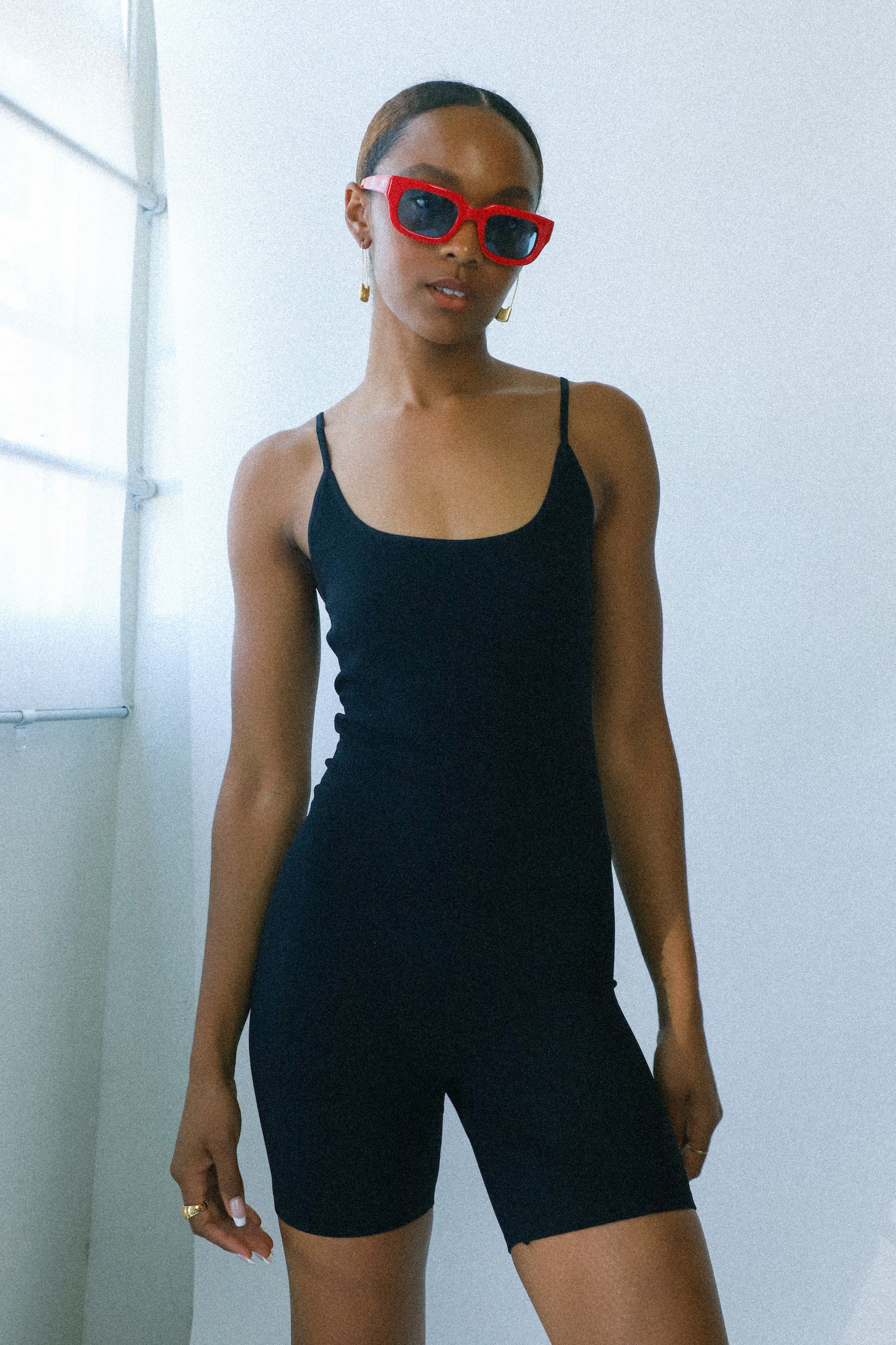 Black One To Watch Romper