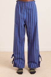 Chocolate & Blue Stripe Floki PJ Set