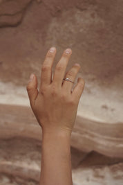 Bronze River Snake Ring