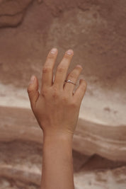 Silver River Snake Ring