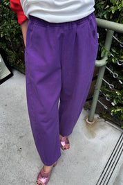 Eggplant Arc Pant