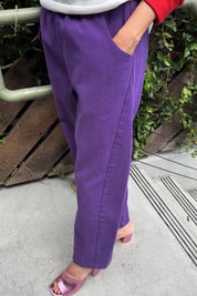 Eggplant Arc Pant