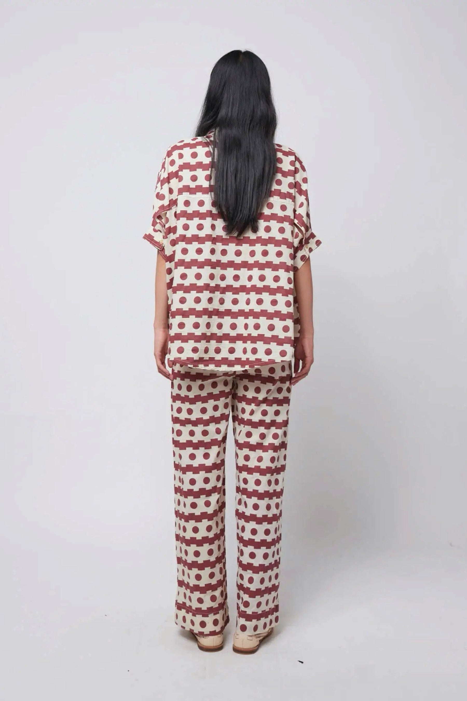 Geometric Stripes Trouser