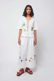 Garden Embroidery Skirt