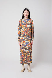 Forest House Midi Dress