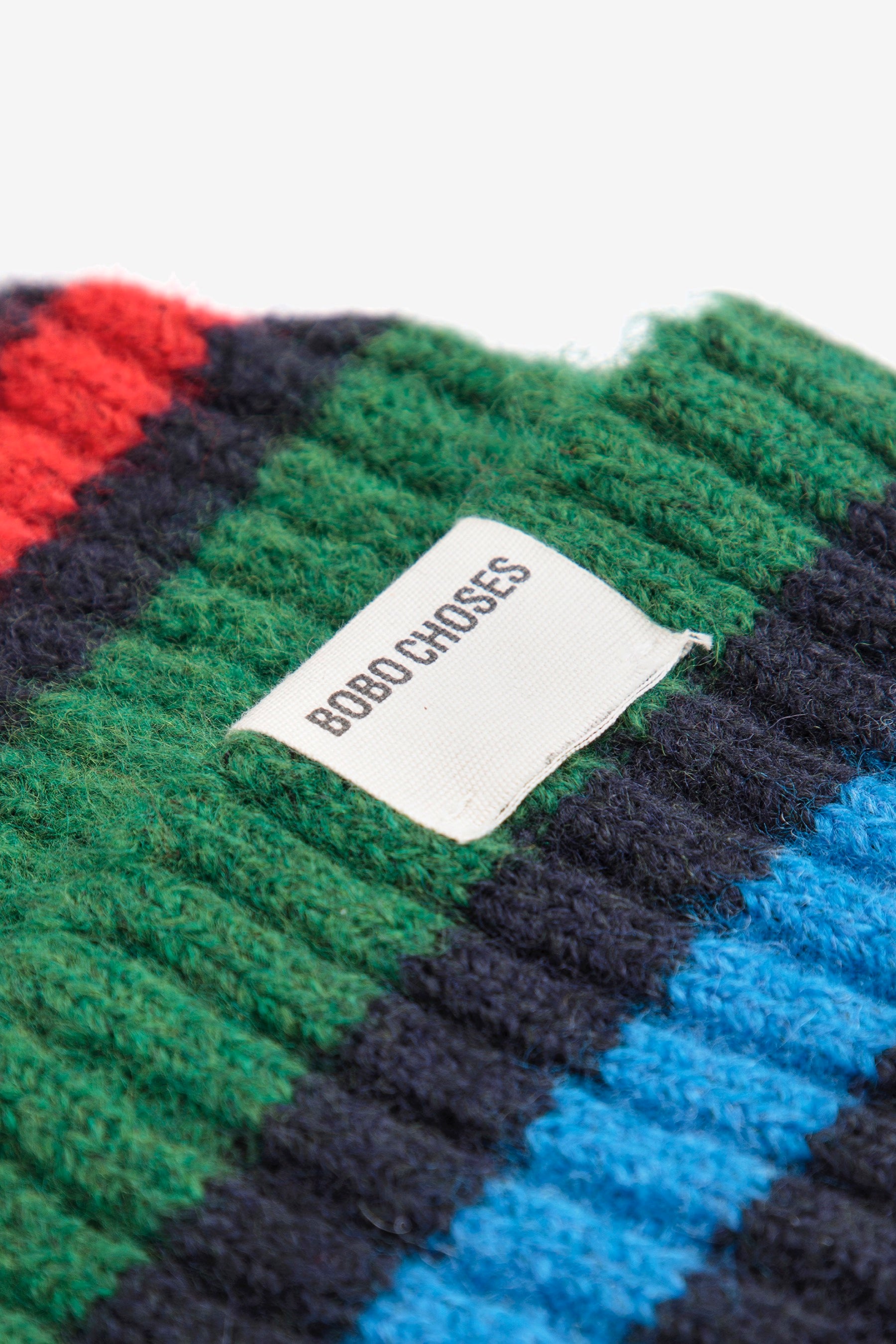 Striped Knit Scarf