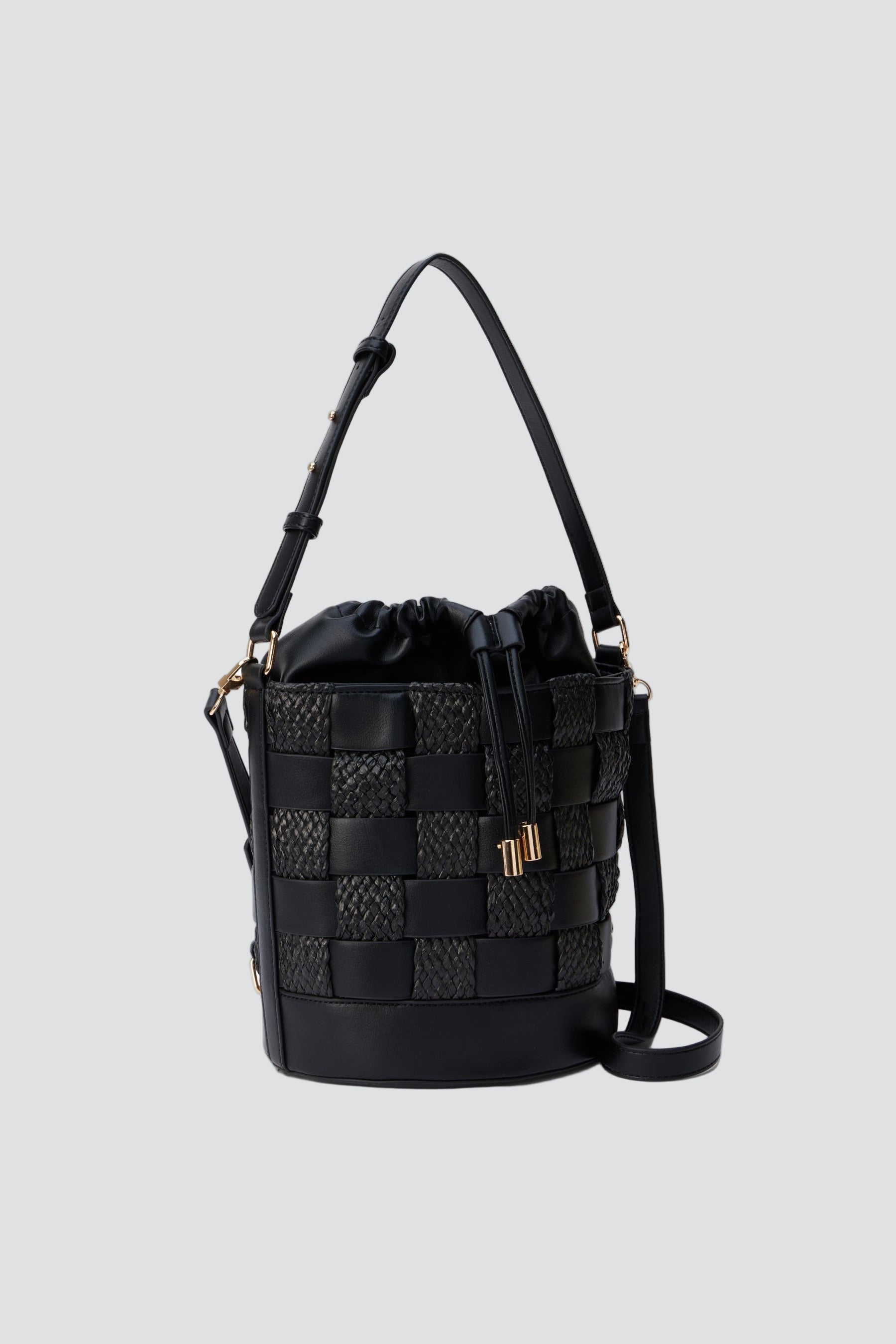 Black Balboa Bucket Bag