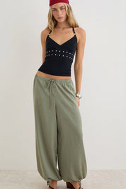 Khaki Brizid Pant