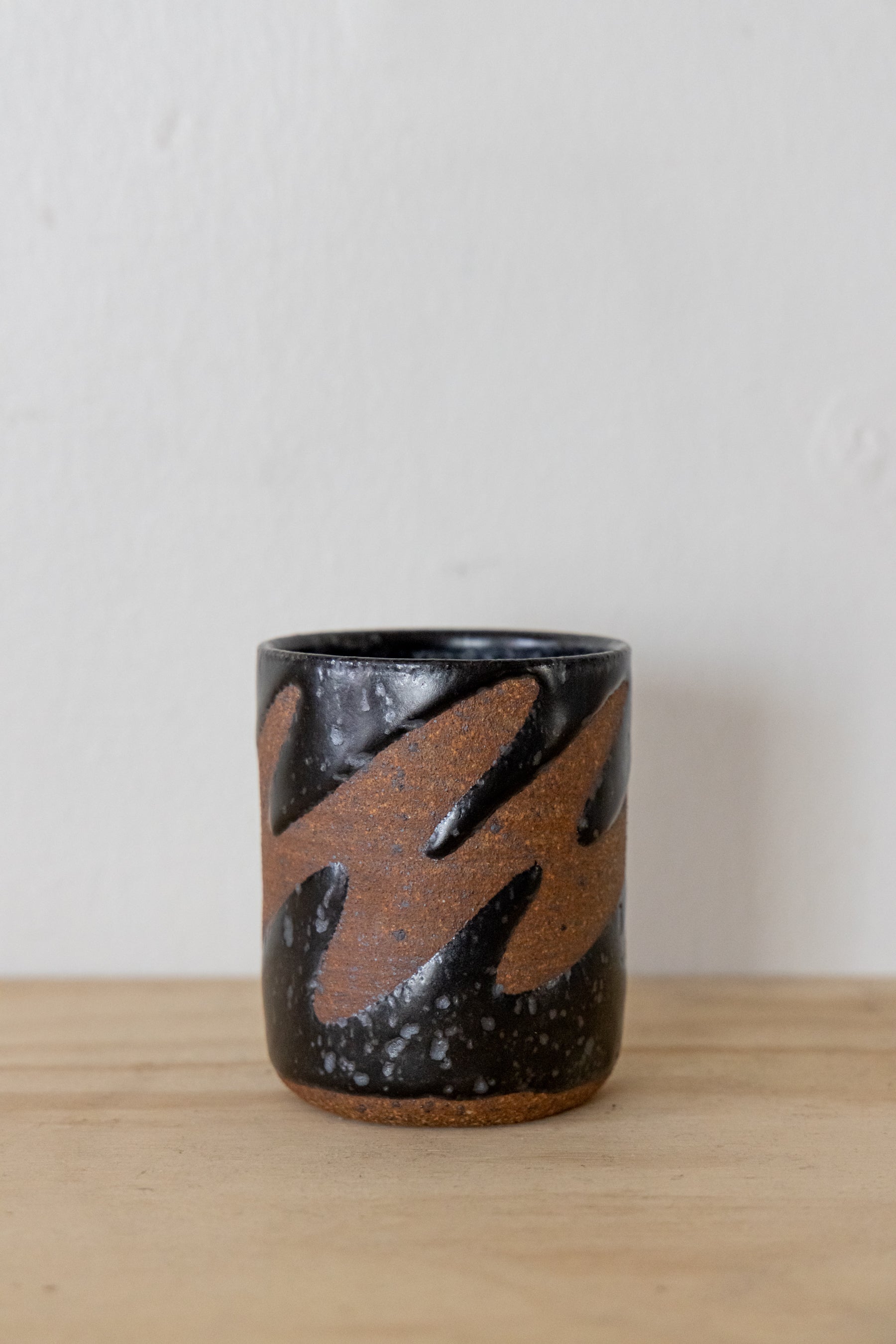 Black Zig Zag Tumbler