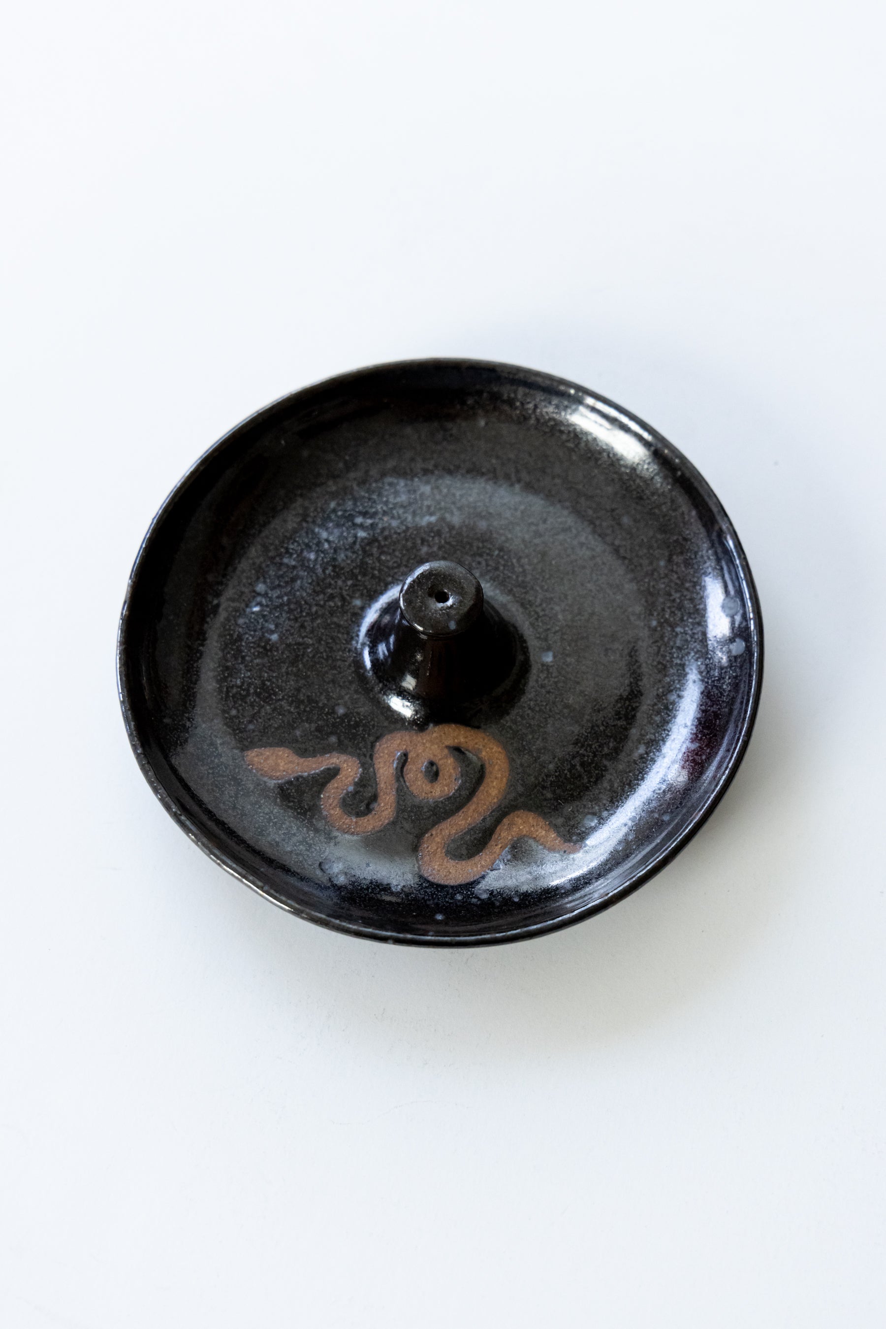 Black Snake Incense Holder