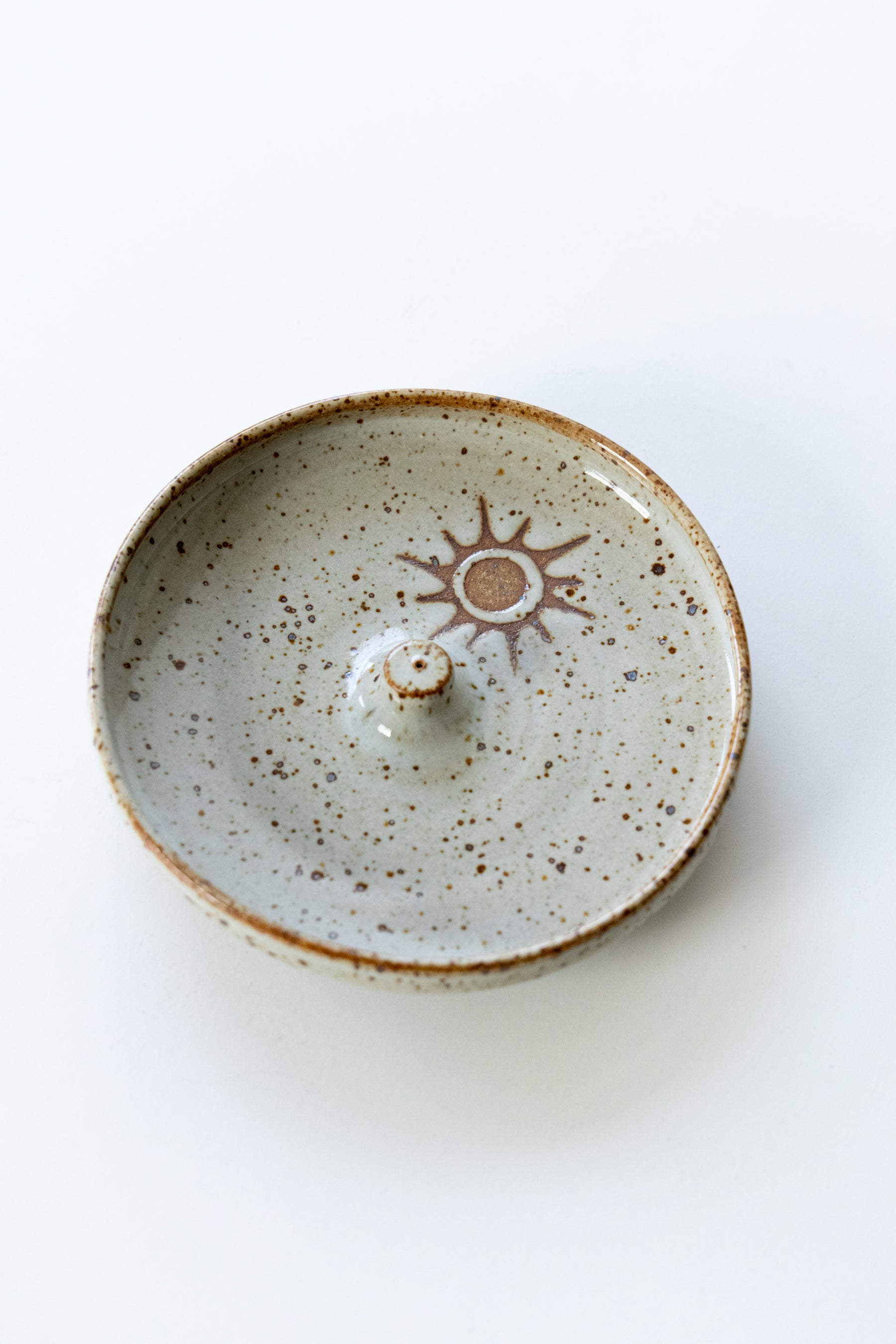 White Sun Incense Holder