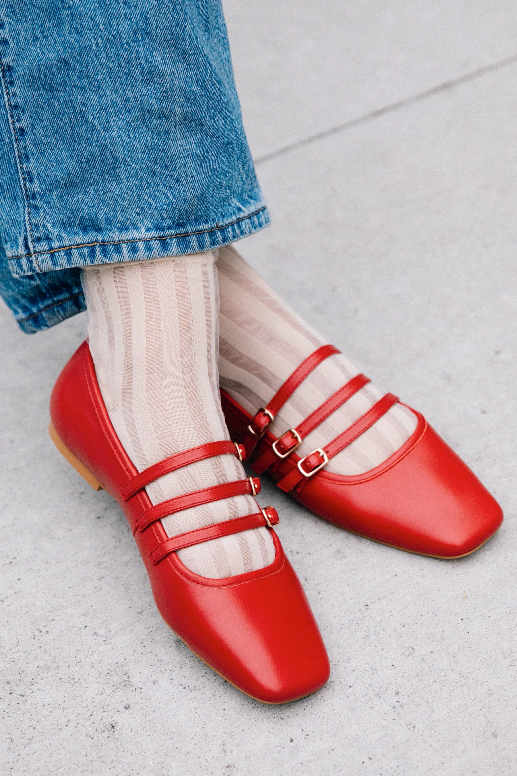 Red Nova Ballet Flat