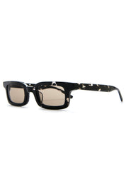Black Tortoise Head Rattle Sunglasses