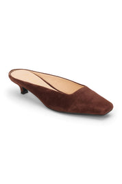 Cappuccino Classy Heeled Mule
