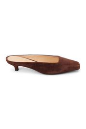 Cappuccino Classy Heeled Mule