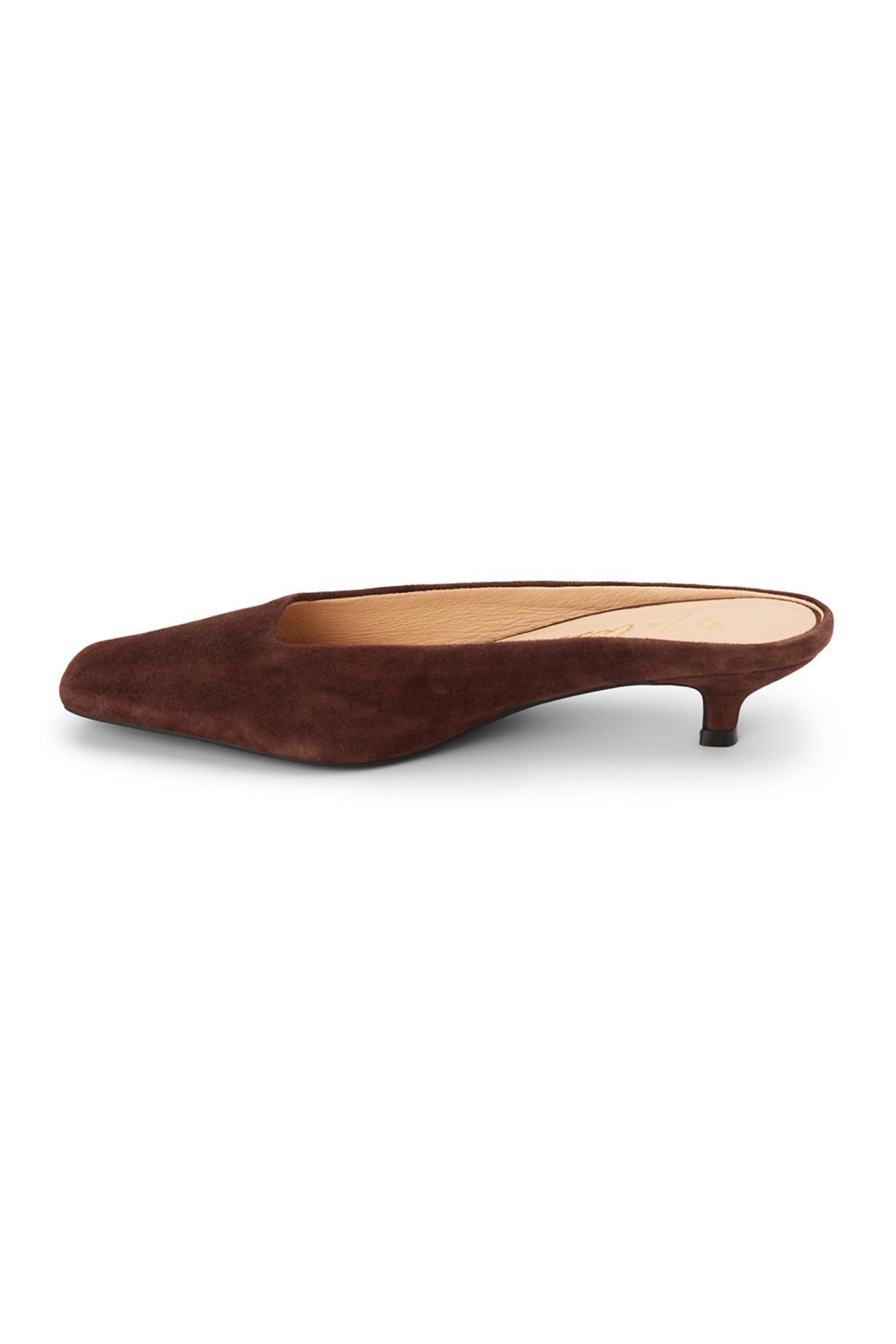 Cappuccino Classy Heeled Mule