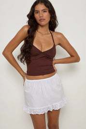 White Lace Corazon Skirt