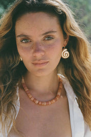 Gold Nautilus Earrings