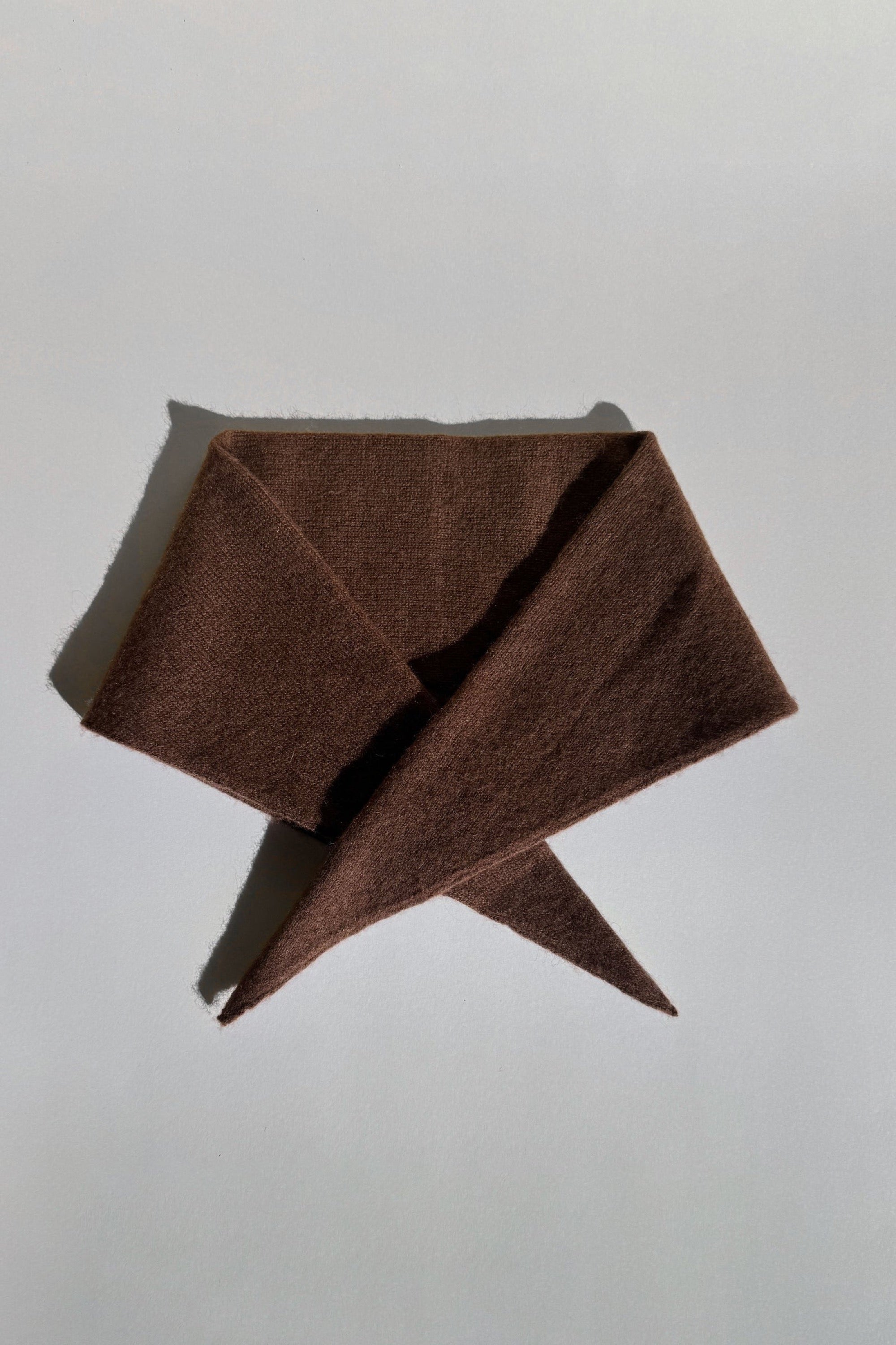 Mocha Cashmere Bandana