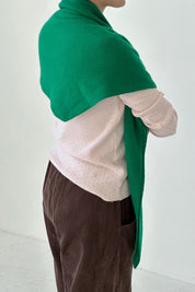 Kelly Green Cashmere Shawl