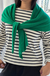 Kelly Green Cashmere Shawl