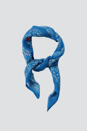 Mediterranean Blue Paisley Bandana