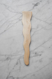 Maple Wood Wavy Spatula